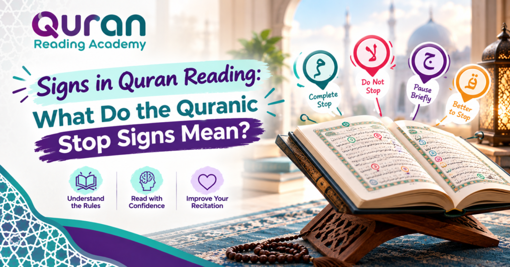 Signs In Quran Reading – What Do Quran Stop Signs Mean?